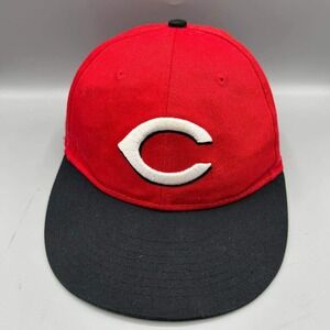 Cincinnati Reds Hat Youth Red Black Embroidered MLB OC Sports Strap Back Cap